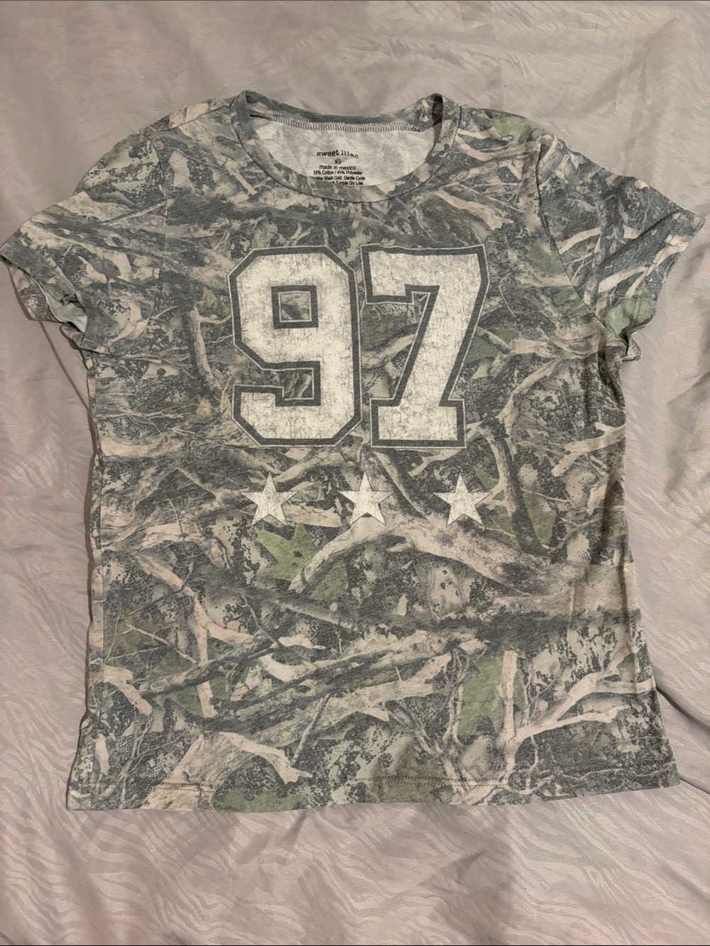 Kids '97 Graphic Tee - Green Camo
